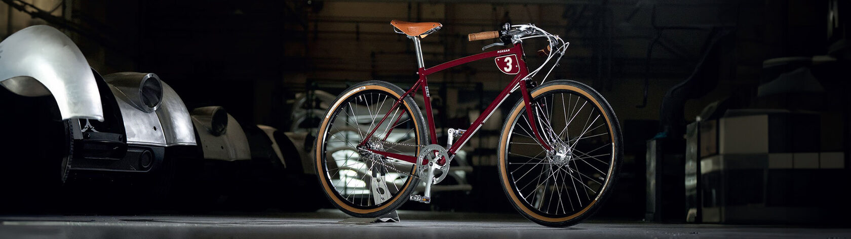 Men's Bike Pashley Morgan 3 Burgundy (Size M)