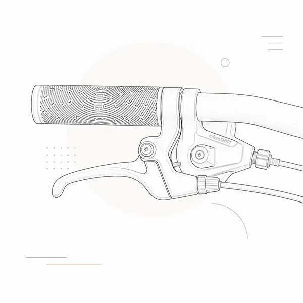 microSHIFT shifters and derailleur