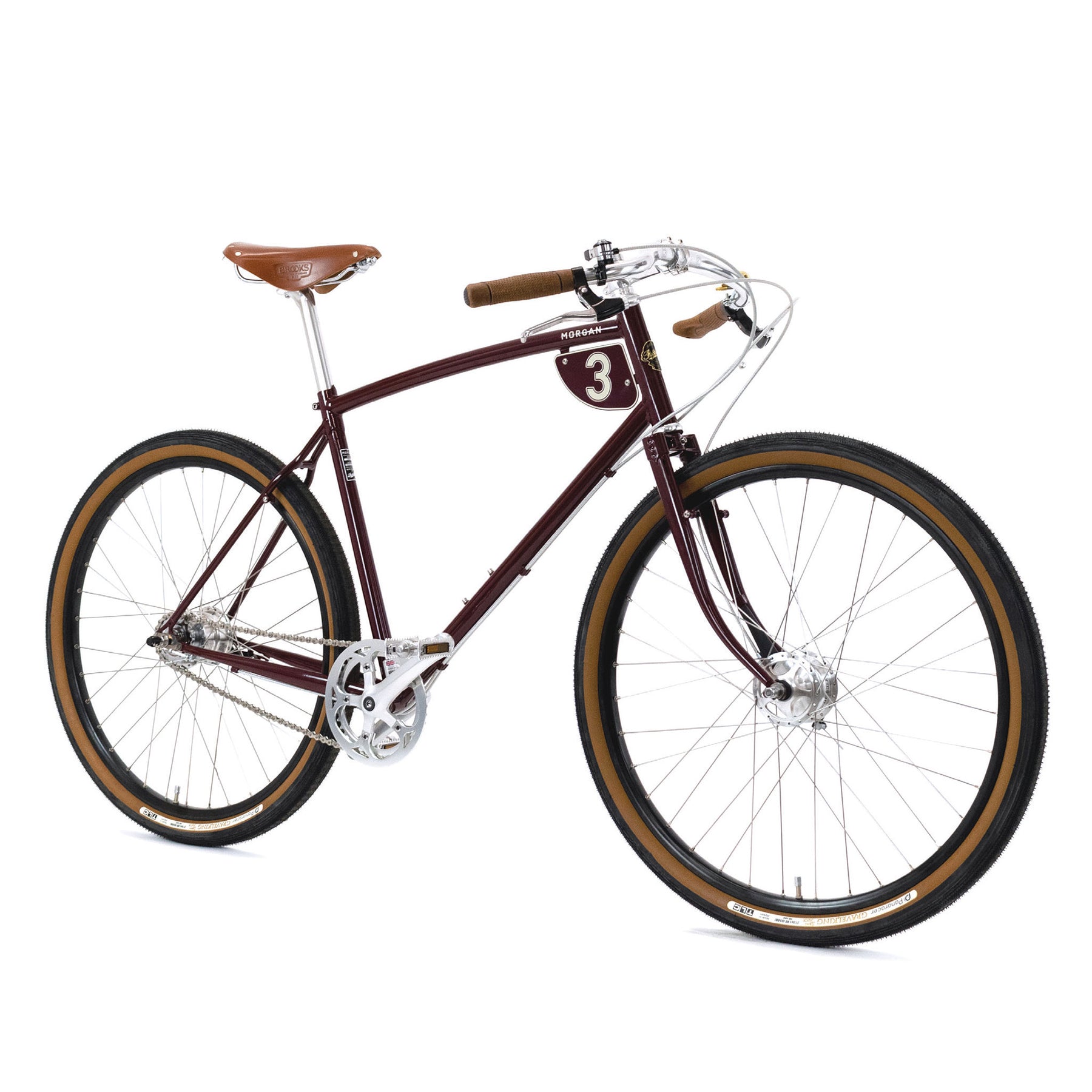 Men's Bike Pashley Morgan 3 Burgundy (Size L)