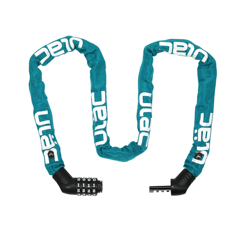 Ulac Street Fighter Steel Chain Lock Combo Teal