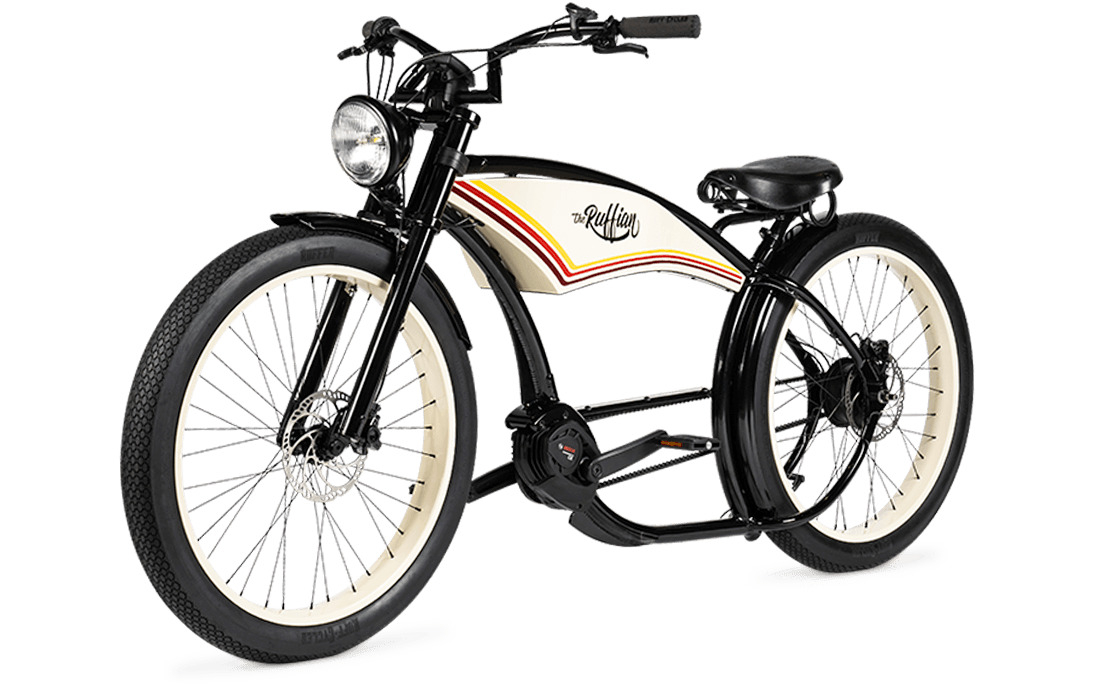 Men's E-bike The Ruffian Bosch Performance Line CX Baja Black