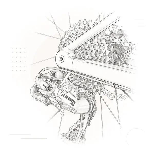 Precise 9-speed gearing