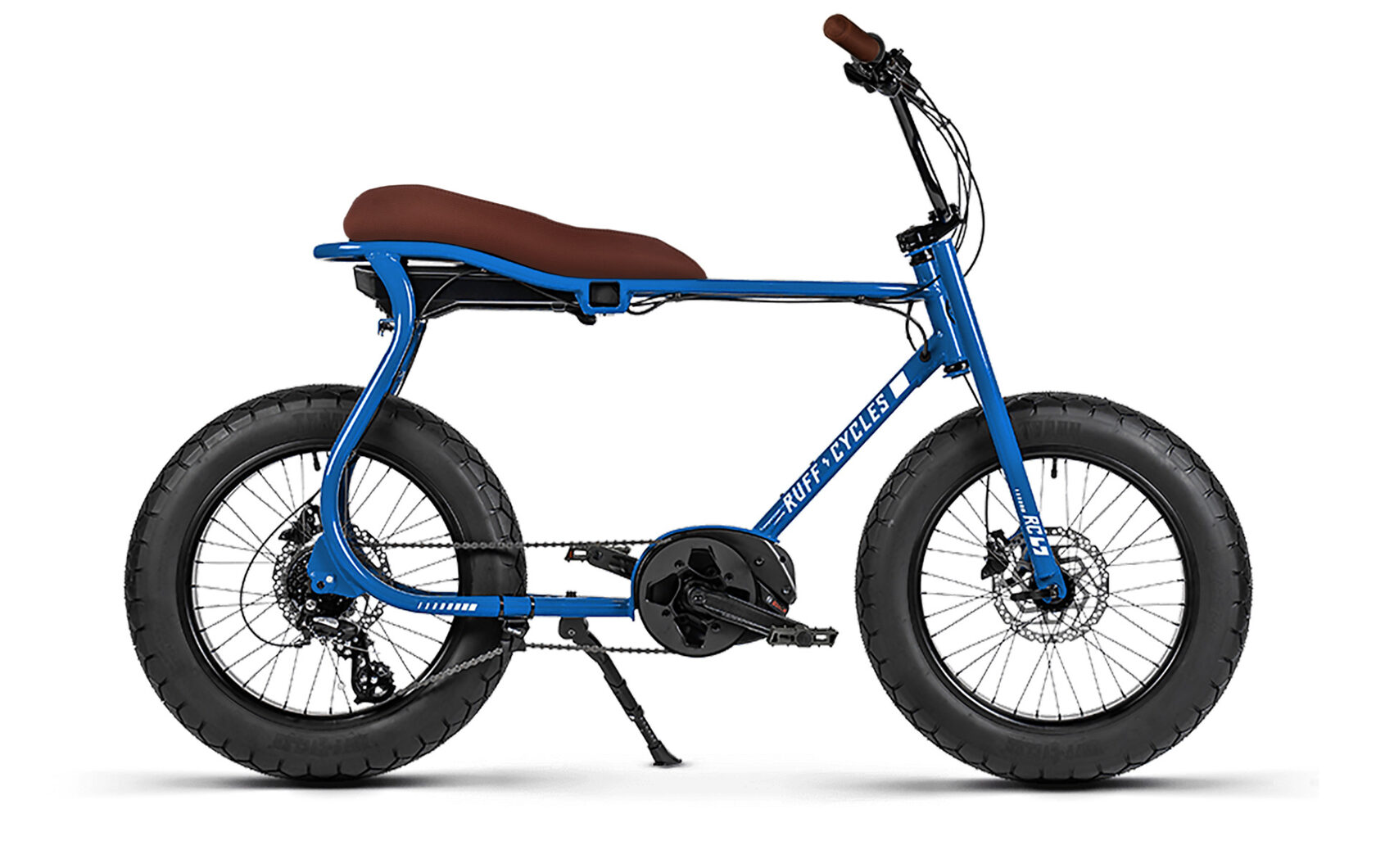Men's E-bike Ruff Cycles Lil'Buddy Bosch Active Line Paposo Blue