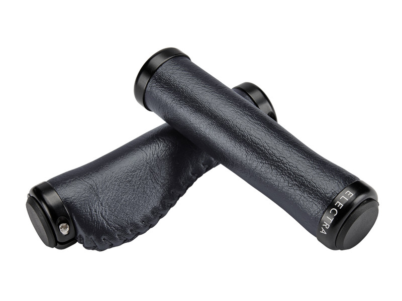 Electra Ergo Classic Grips Faux Leather Long and Long Black
