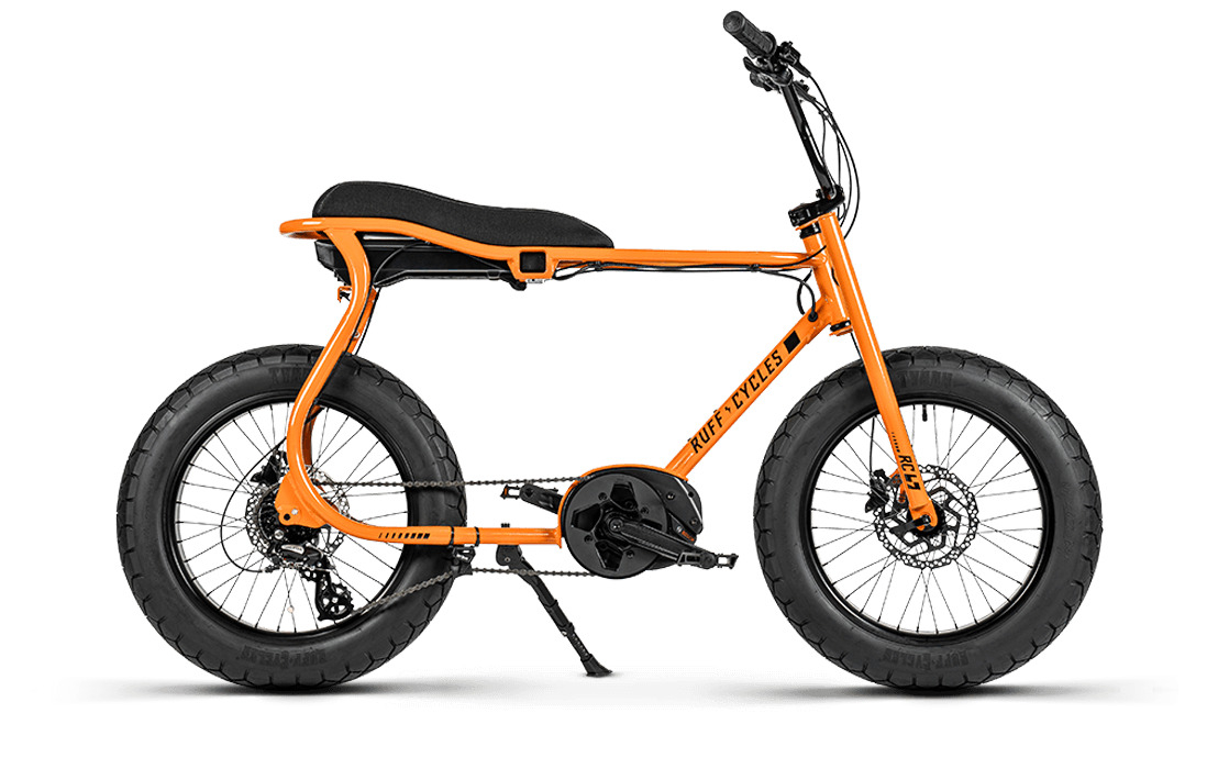 Men's E-bike Ruff Cycles Lil'Buddy Bosch Performance Line CX Tango Orange
