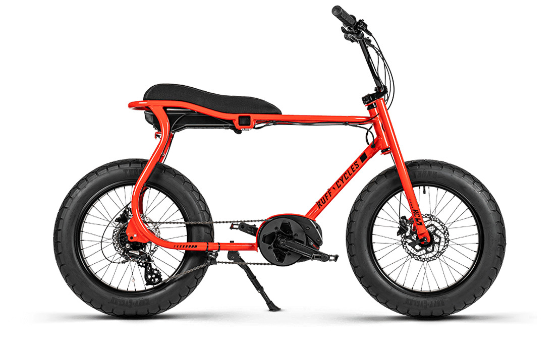 Men's E-bike Ruff Cycles Lil'Buddy Bosch Performance Line CX Bola Red