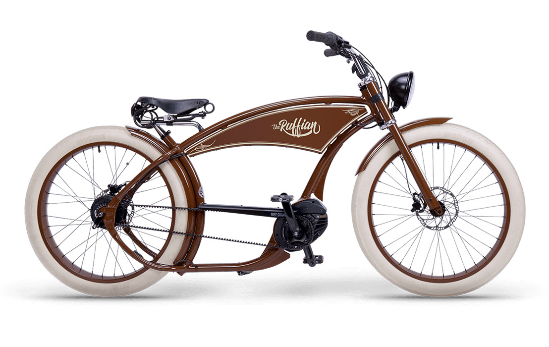 Men's E-bike The Ruffian Bosch Performance Line CX Vintage Brown