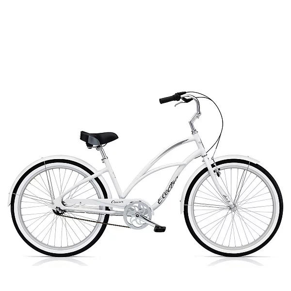 Bike Electra Cruiser Lux 3i Step Thru White