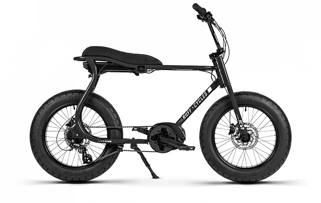 Men's E-bike Ruff Cycles Lil'Buddy Bosch Performance Line CX Sombra Black