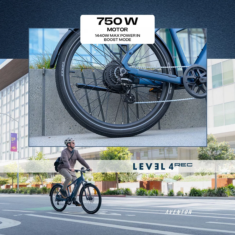 750W Hub Motor (1440W in Boost, 80Nm Torque)