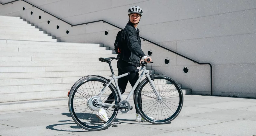 E-bike FIXIE Inc. Backspin Zehus "All in One" Grey 46 cm