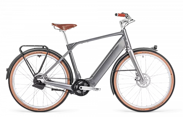 Men's E-bike Schindelhauer Heinrich Bosch Enviolo TR 49 Titanium silver