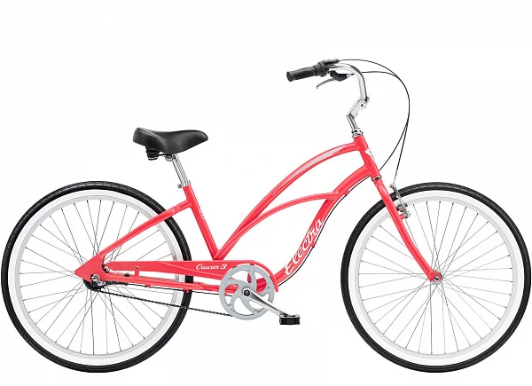 Bike Electra Cruiser 3i Step Thru Hibiscus