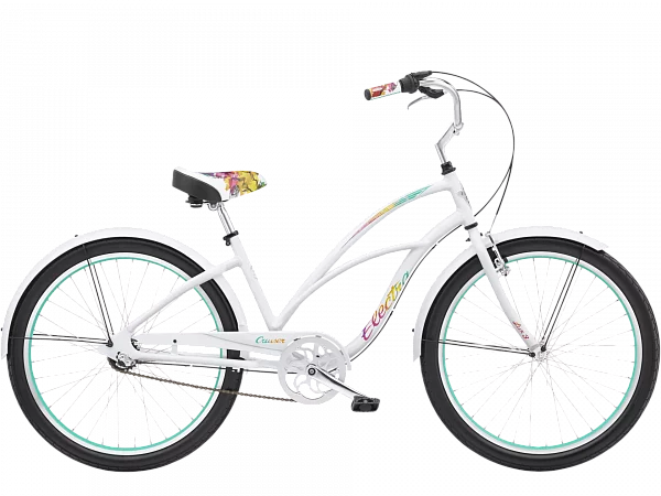 Bike Electra Cruiser Lux 3i Step Thru Flowers