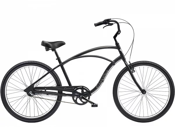 Men's Bike Electra Cruiser 3i Step Over Matte Black