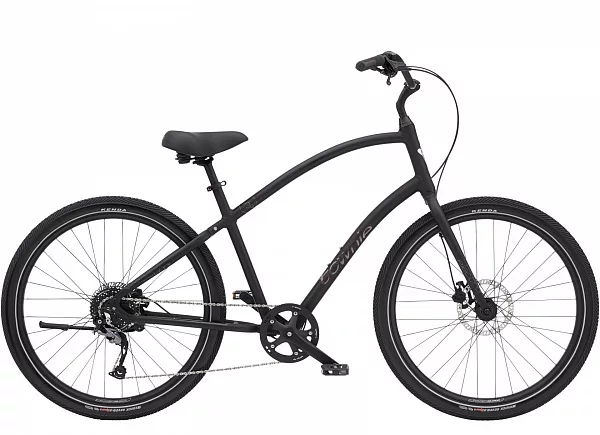 Men's Bike Electra Townie Path 9D Step Over Matte Black