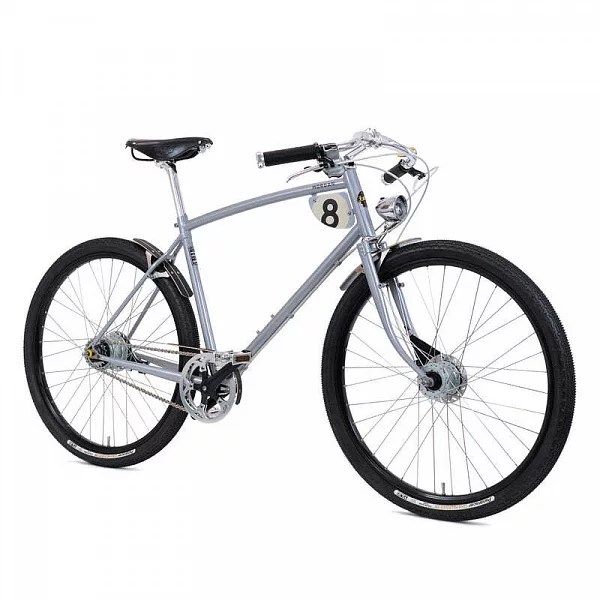 Men's Bike Pashley Morgan 8 Pearl Grey (Size M)