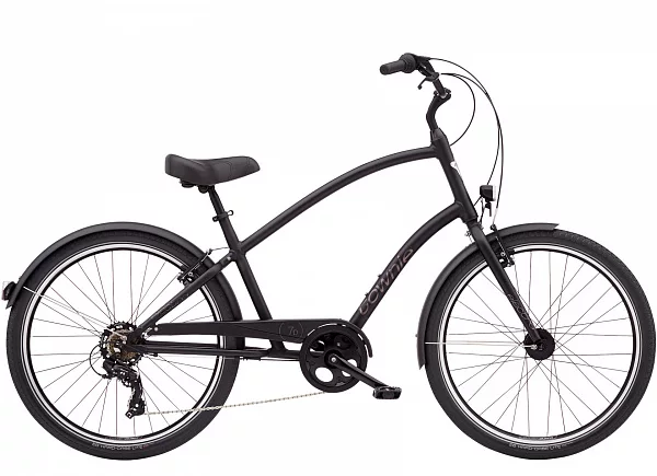 Men's Bike Electra Townie Original Tall 7D EQ Step Over Matte Black