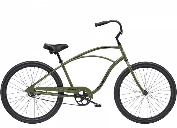 Men's Bike Electra Cruiser 1 Step Over Olive