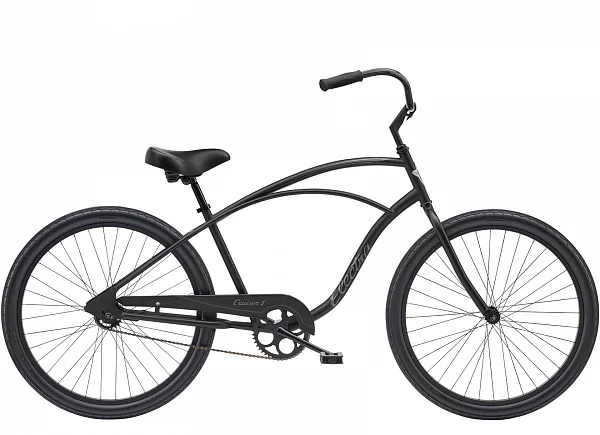 Men's Bike Electra Cruiser 1 Step Over Tall Black